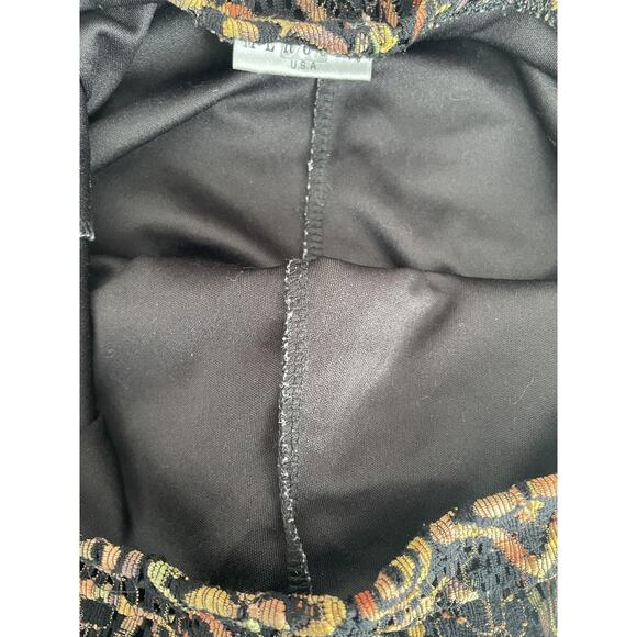 VTG Mercury Flare Leg Pants Womens M Mesh Lace Boho Festival Hippie Indie Grunge - Picture 6 of 10